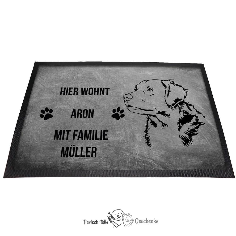 Golden Retriever - Fußmatte - Schmutzfangmatte - 40 x 60 cm-Tierisch-tolle Geschenke-Tierisch-tolle-Geschenke