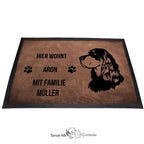 Gordon Setter - Fußmatte - Schmutzfangmatte - 40 x 60 cm-Tierisch-tolle Geschenke-Tierisch-tolle-Geschenke