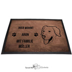 Golden Retriever 3 - Fußmatte - Schmutzfangmatte - 40 x 60 cm-Tierisch-tolle Geschenke-Tierisch-tolle-Geschenke