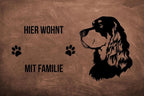 Gordon Setter - Fußmatte - Schmutzfangmatte - 40 x 60 cm-Tierisch-tolle Geschenke-Tierisch-tolle-Geschenke
