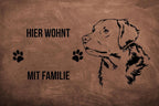 Golden Retriever - Fußmatte - Schmutzfangmatte - 40 x 60 cm-Tierisch-tolle Geschenke-Tierisch-tolle-Geschenke