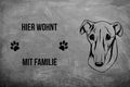 Galgo 2 - Fußmatte - Schmutzfangmatte - 40 x 60 cm-Tierisch-tolle Geschenke-Tierisch-tolle-Geschenke