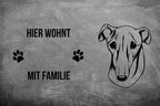 Galgo 2 - Fußmatte - Schmutzfangmatte - 40 x 60 cm-Tierisch-tolle Geschenke-Tierisch-tolle-Geschenke
