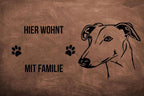 Galgo - Fußmatte - Schmutzfangmatte - 40 x 60 cm-Tierisch-tolle Geschenke-Tierisch-tolle-Geschenke