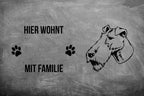 Foxterrier Drahthaar 2 - Fußmatte - Schmutzfangmatte - 40 x 60 cm-Tierisch-tolle Geschenke-Tierisch-tolle-Geschenke