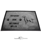 English Setter - Fußmatte - Schmutzfangmatte - 40 x 60 cm-Tierisch-tolle Geschenke-Tierisch-tolle-Geschenke
