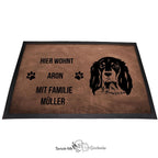 Epagneul Breton Brittany Spaniel 2 - Fußmatte - Schmutzfangmatte - 40 x 60 cm-Tierisch-tolle Geschenke-Tierisch-tolle-Geschenke