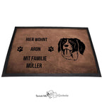 Epagneul Breton Brittany Spaniel - Fußmatte - Schmutzfangmatte - 40 x 60 cm-Tierisch-tolle Geschenke-Tierisch-tolle-Geschenke