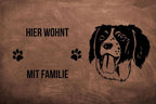 Epagneul Breton Brittany Spaniel - Fußmatte - Schmutzfangmatte - 40 x 60 cm-Tierisch-tolle Geschenke-Tierisch-tolle-Geschenke