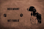 English Springer Spaniel - Fußmatte - Schmutzfangmatte - 40 x 60 cm-Tierisch-tolle Geschenke-Tierisch-tolle-Geschenke