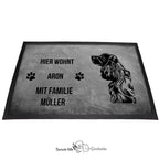 English Cocker Spaniel - Fußmatte - Schmutzfangmatte - 40 x 60 cm-Tierisch-tolle Geschenke-Tierisch-tolle-Geschenke