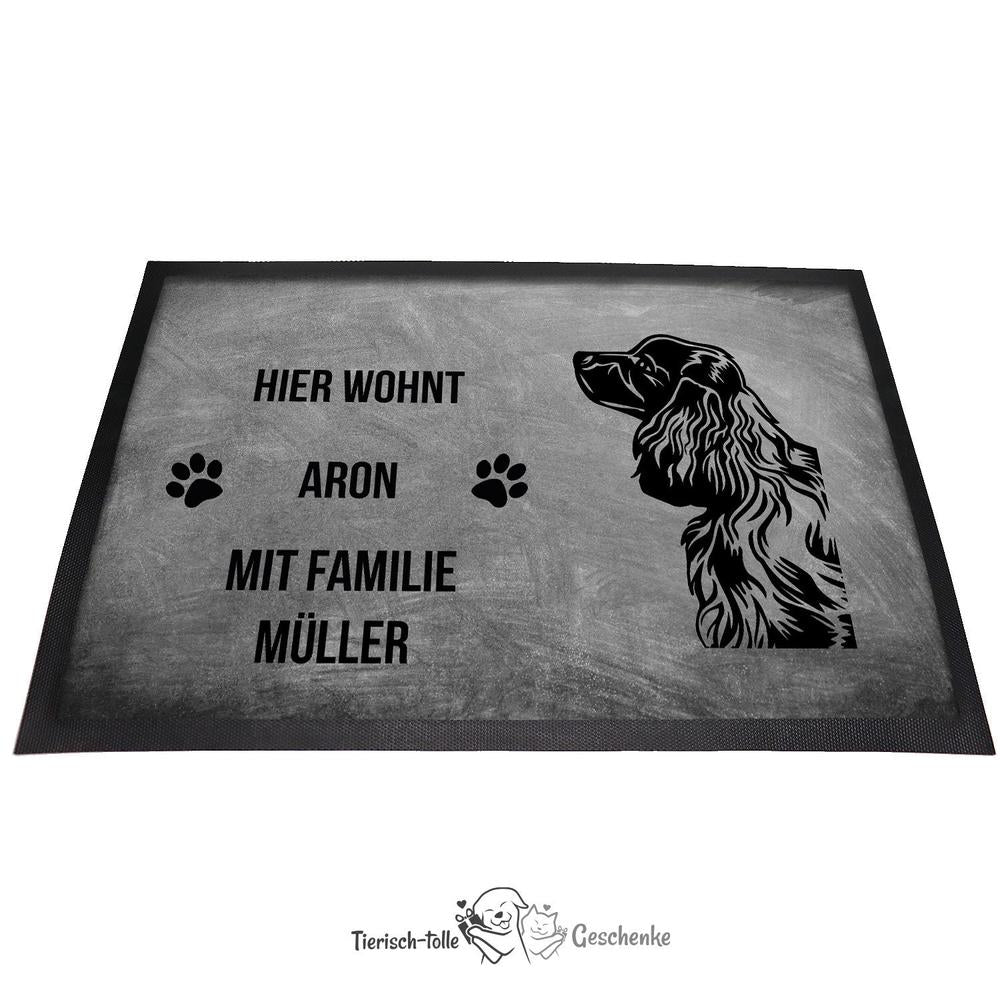 English Cocker Spaniel - Fußmatte - Schmutzfangmatte - 40 x 60 cm-Tierisch-tolle Geschenke-Tierisch-tolle-Geschenke