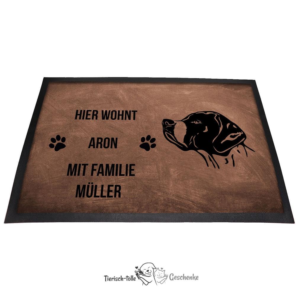 English Pointer - Fußmatte - Schmutzfangmatte - 40 x 60 cm-Tierisch-tolle Geschenke-Tierisch-tolle-Geschenke