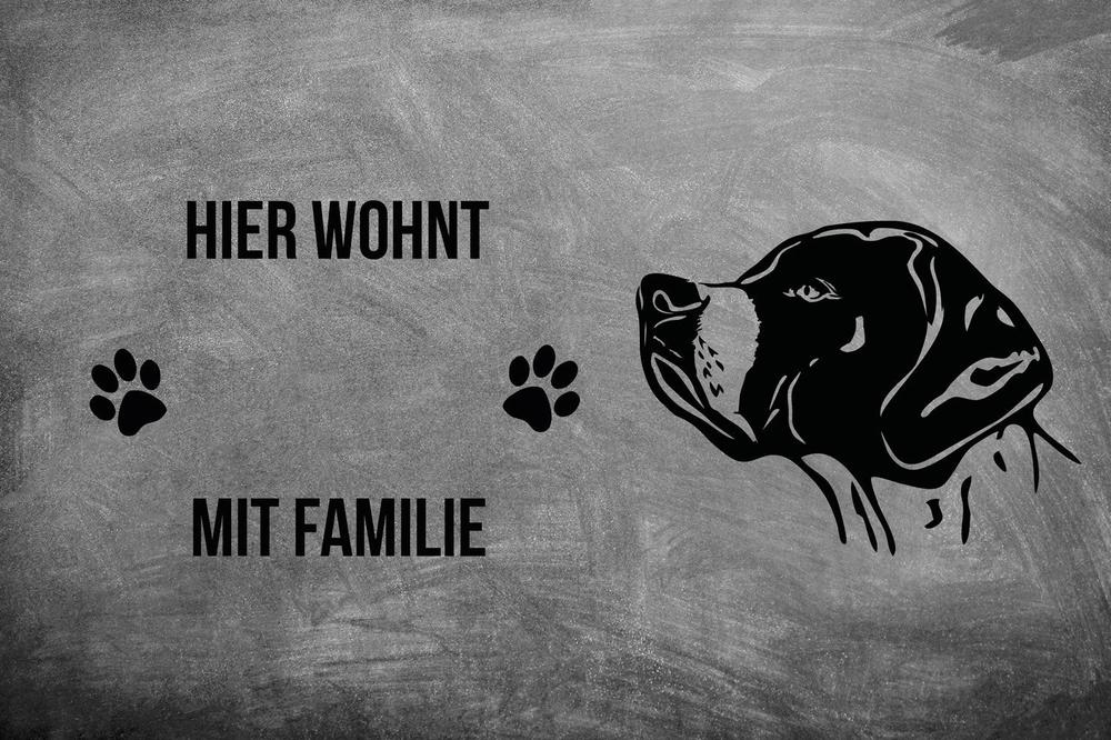 English Pointer - Fußmatte - Schmutzfangmatte - 40 x 60 cm-Tierisch-tolle Geschenke-Tierisch-tolle-Geschenke