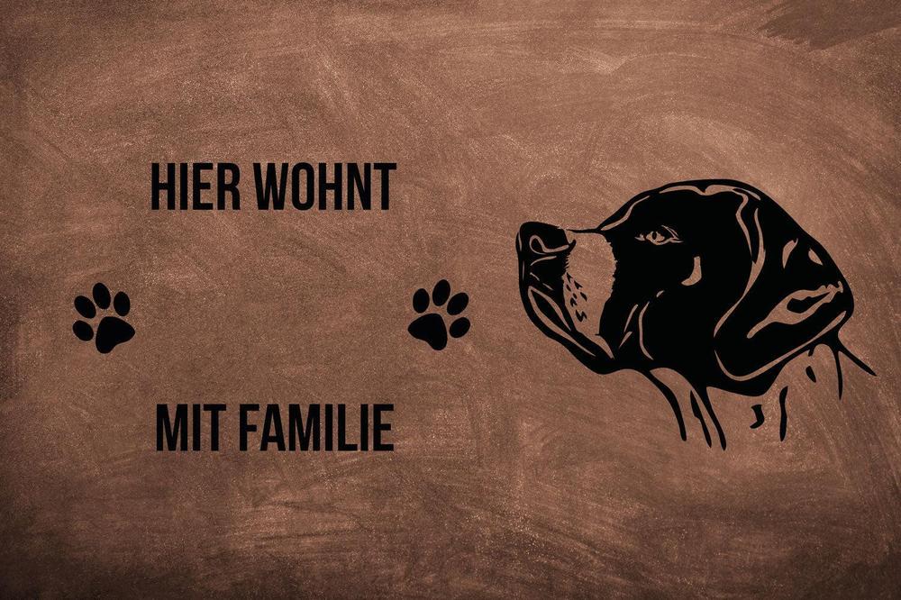 English Pointer - Fußmatte - Schmutzfangmatte - 40 x 60 cm-Tierisch-tolle Geschenke-Tierisch-tolle-Geschenke