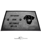 Dobermann 3 - unkupiert - Fußmatte - Schmutzfangmatte - 40 x 60 cm-Tierisch-tolle Geschenke-Tierisch-tolle-Geschenke