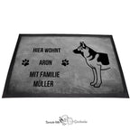 Deutscher Schäferhund 3 - Fußmatte - Schmutzfangmatte - 40 x 60 cm-Tierisch-tolle Geschenke-Tierisch-tolle-Geschenke