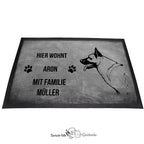 Deutscher Schäferhund - Fußmatte - Schmutzfangmatte - 40 x 60 cm-Tierisch-tolle Geschenke-Tierisch-tolle-Geschenke