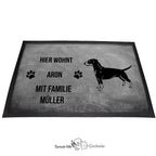 Deutscher Pinscher - Fußmatte - Schmutzfangmatte - 40 x 60 cm-Tierisch-tolle Geschenke-Tierisch-tolle-Geschenke