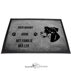 Deutscher Jagdterrier - Fußmatte - Schmutzfangmatte - 40 x 60 cm-Tierisch-tolle Geschenke-Tierisch-tolle-Geschenke