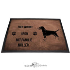 Deutscher Pinscher - Fußmatte - Schmutzfangmatte - 40 x 60 cm-Tierisch-tolle Geschenke-Tierisch-tolle-Geschenke