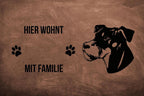 Deutscher Jagdterrier - Fußmatte - Schmutzfangmatte - 40 x 60 cm-Tierisch-tolle Geschenke-Tierisch-tolle-Geschenke