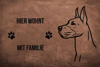 Deutsche Dogge 2 - Fußmatte - Schmutzfangmatte - 40 x 60 cm-Tierisch-tolle Geschenke-Tierisch-tolle-Geschenke