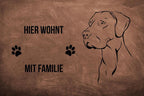 Deutsche Dogge - Fußmatte - Schmutzfangmatte - 40 x 60 cm-Tierisch-tolle Geschenke-Tierisch-tolle-Geschenke