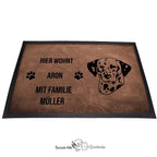 Dalmatiner 1 - Fußmatte - Schmutzfangmatte - 40 x 60 cm-Tierisch-tolle Geschenke-Tierisch-tolle-Geschenke
