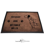 Dalmatiner - Fußmatte - Schmutzfangmatte - 40 x 60 cm-Tierisch-tolle Geschenke-Tierisch-tolle-Geschenke