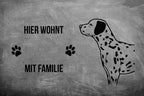 Dalmatiner - Fußmatte - Schmutzfangmatte - 40 x 60 cm-Tierisch-tolle Geschenke-Tierisch-tolle-Geschenke