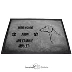 Dackel - Fußmatte - Schmutzfangmatte - 40 x 60 cm-Tierisch-tolle Geschenke-Tierisch-tolle-Geschenke