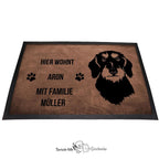 Dackel Rauhaar - Fußmatte - Schmutzfangmatte - 40 x 60 cm-Tierisch-tolle Geschenke-Tierisch-tolle-Geschenke