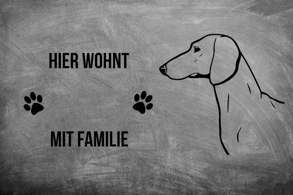 Dackel - Fußmatte - Schmutzfangmatte - 40 x 60 cm-Tierisch-tolle Geschenke-Tierisch-tolle-Geschenke