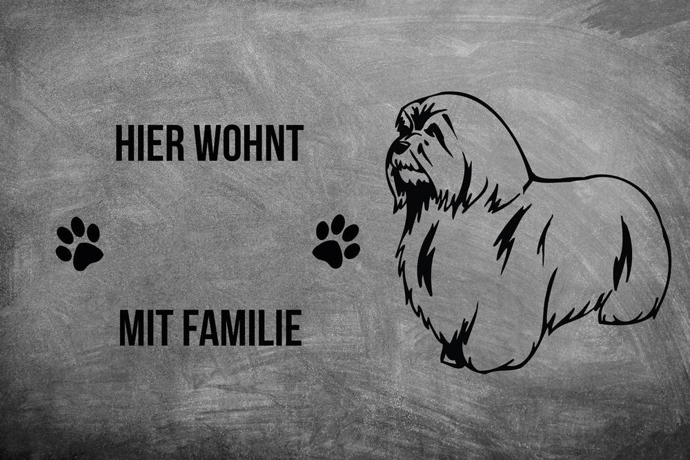 Coton de Tulear - Fußmatte - Schmutzfangmatte - 40 x 60 cm-Tierisch-tolle Geschenke-Tierisch-tolle-Geschenke