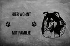 Collie 2 - Fußmatte - Schmutzfangmatte - 40 x 60 cm-Tierisch-tolle Geschenke-Tierisch-tolle-Geschenke