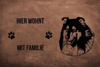 Collie 2 - Fußmatte - Schmutzfangmatte - 40 x 60 cm-Tierisch-tolle Geschenke-Tierisch-tolle-Geschenke