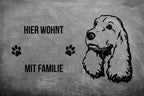 Cocker Spaniel - Fußmatte - Schmutzfangmatte - 40 x 60 cm-Tierisch-tolle Geschenke-Tierisch-tolle-Geschenke