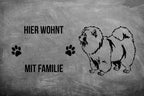 Chow Chow 2 - Fußmatte - Schmutzfangmatte - 40 x 60 cm-Tierisch-tolle Geschenke-Tierisch-tolle-Geschenke