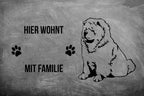 Chow Chow - Fußmatte - Schmutzfangmatte - 40 x 60 cm-Tierisch-tolle Geschenke-Tierisch-tolle-Geschenke