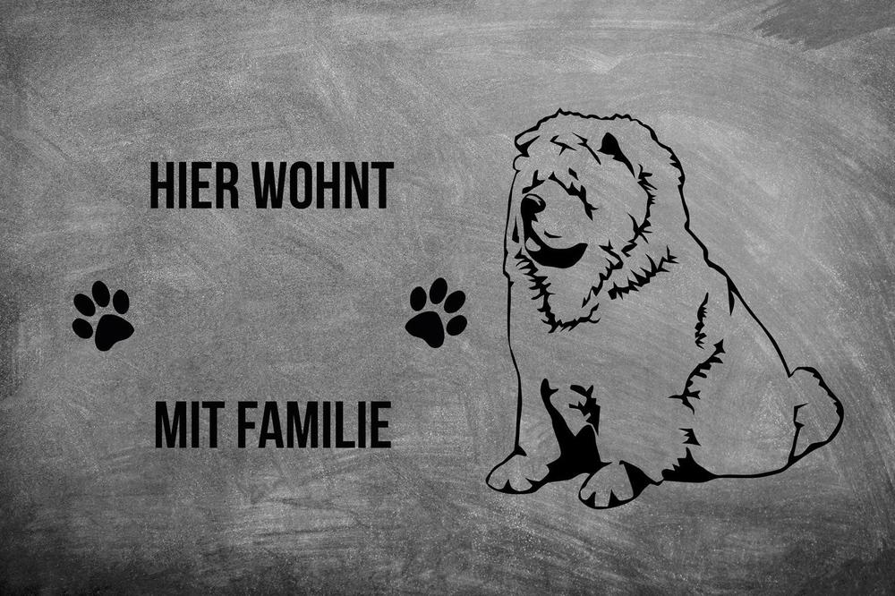 Chow Chow - Fußmatte - Schmutzfangmatte - 40 x 60 cm-Tierisch-tolle Geschenke-Tierisch-tolle-Geschenke