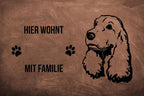 Cocker Spaniel - Fußmatte - Schmutzfangmatte - 40 x 60 cm-Tierisch-tolle Geschenke-Tierisch-tolle-Geschenke