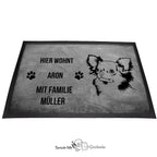 Chihuahua - Fußmatte - Schmutzfangmatte - 40 x 60 cm-Tierisch-tolle Geschenke-Tierisch-tolle-Geschenke