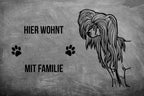 Chinesischer Schopfhund - Fußmatte - Schmutzfangmatte - 40 x 60 cm-Tierisch-tolle Geschenke-Tierisch-tolle-Geschenke