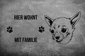 Chihuahua Kurzhaar - Fußmatte - Schmutzfangmatte - 40 x 60 cm-Tierisch-tolle Geschenke-Tierisch-tolle-Geschenke