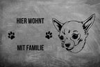 Chihuahua Kurzhaar - Fußmatte - Schmutzfangmatte - 40 x 60 cm-Tierisch-tolle Geschenke-Tierisch-tolle-Geschenke
