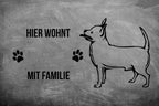 Chihuahua 1 - Fußmatte - Schmutzfangmatte - 40 x 60 cm-Tierisch-tolle Geschenke-Tierisch-tolle-Geschenke