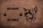 Chinesischer Schopfhund 2 - Fußmatte - Schmutzfangmatte - 40 x 60 cm-Tierisch-tolle Geschenke-Tierisch-tolle-Geschenke