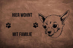 Chihuahua Kurzhaar - Fußmatte - Schmutzfangmatte - 40 x 60 cm-Tierisch-tolle Geschenke-Tierisch-tolle-Geschenke