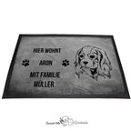 Cavalier King Charles Spaniel 2 - Fußmatte - Schmutzfangmatte - 40 x 60 cm-Tierisch-tolle Geschenke-Tierisch-tolle-Geschenke